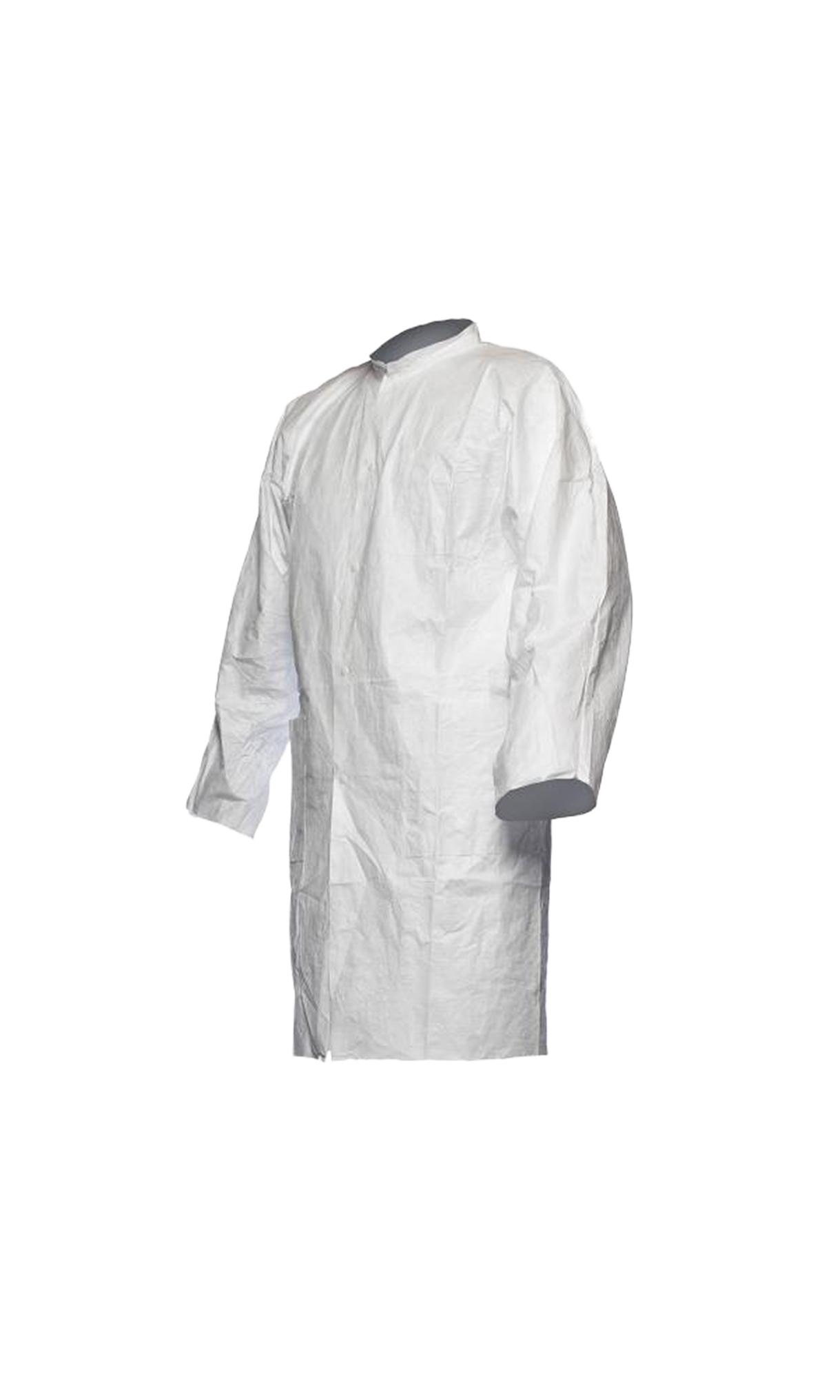 Abito PP con bottoni a pressione e tasche bianco XXL